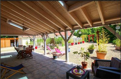 terrasse de la Propriété avec gîte à vendre à Azay-sur-Cher en Indre-et-Loire