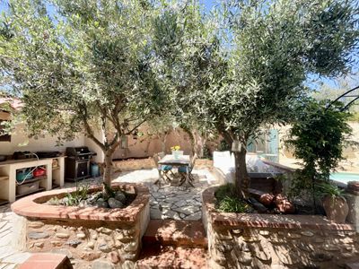 jardin des Chambres d'hôtes à vendre près l'Ille-sur-Têt en Pyrénées-Orientales