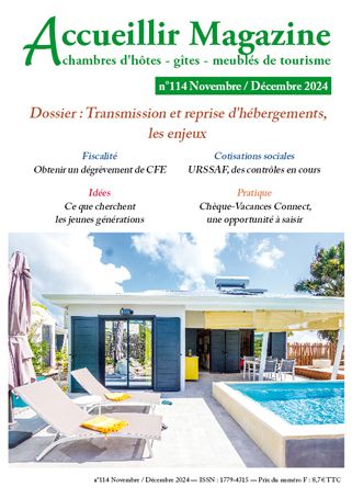 Accueillir Magazine n°114 novembre / décembre