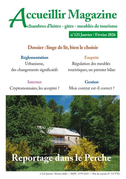Accueillir Magazine n°121 janvier / février 2026