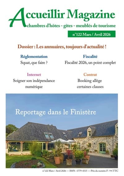 Accueillir Magazine n°122 Mars/Avril 2026