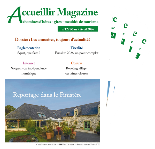 Abonnement à Accueillir Magazine