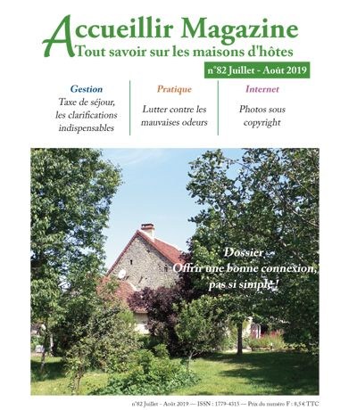 Accueillir Magazine N°82 juillet / août 2019